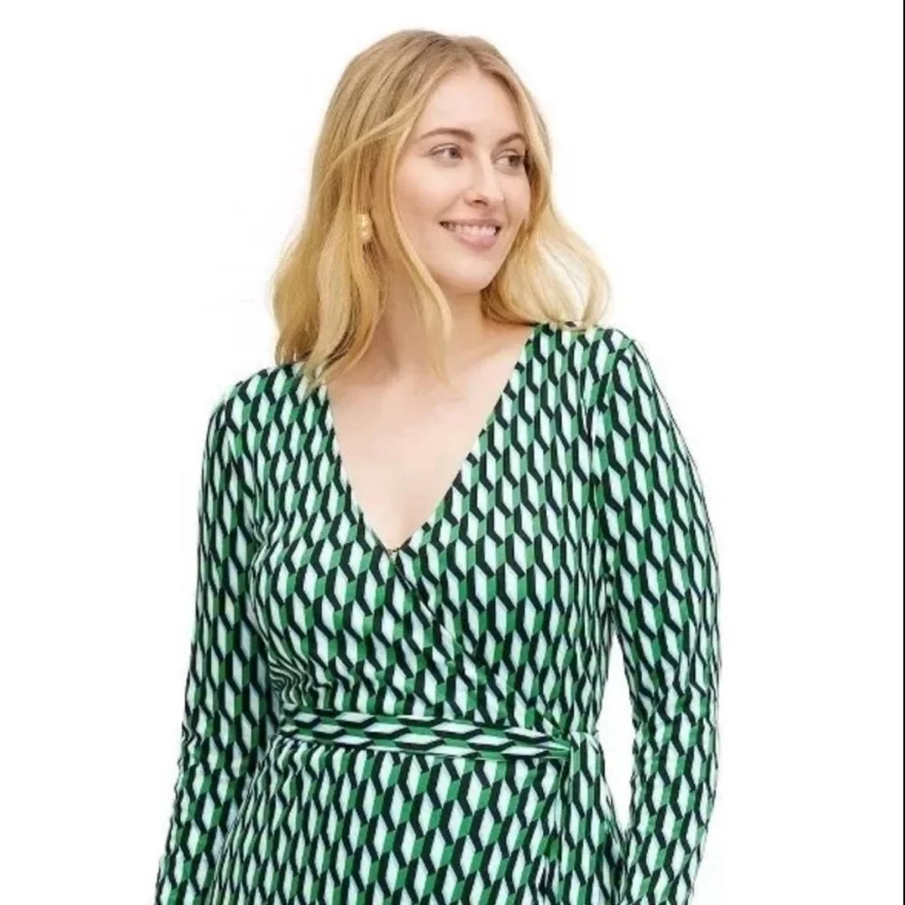 Diane Von Furstenberg DVF X Target Geo Wrap Dress Size XL NWT - Picture 2 of 4